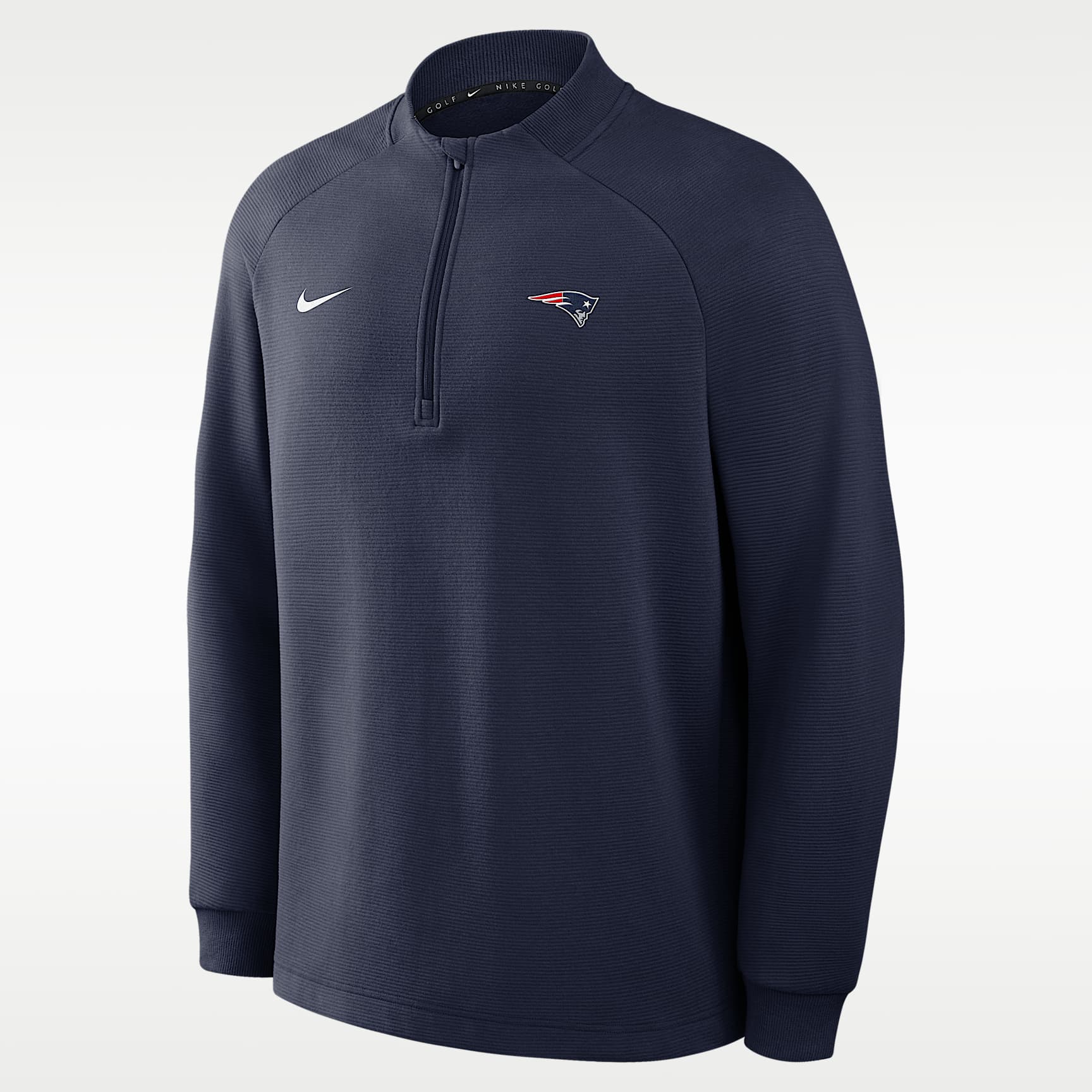 New England Patriots Par Men's Nike Therma-FIT NFL Half-Zip